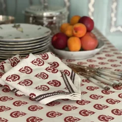 Pomegranate Inc India Hicks Carnations Napkins^ Napkins