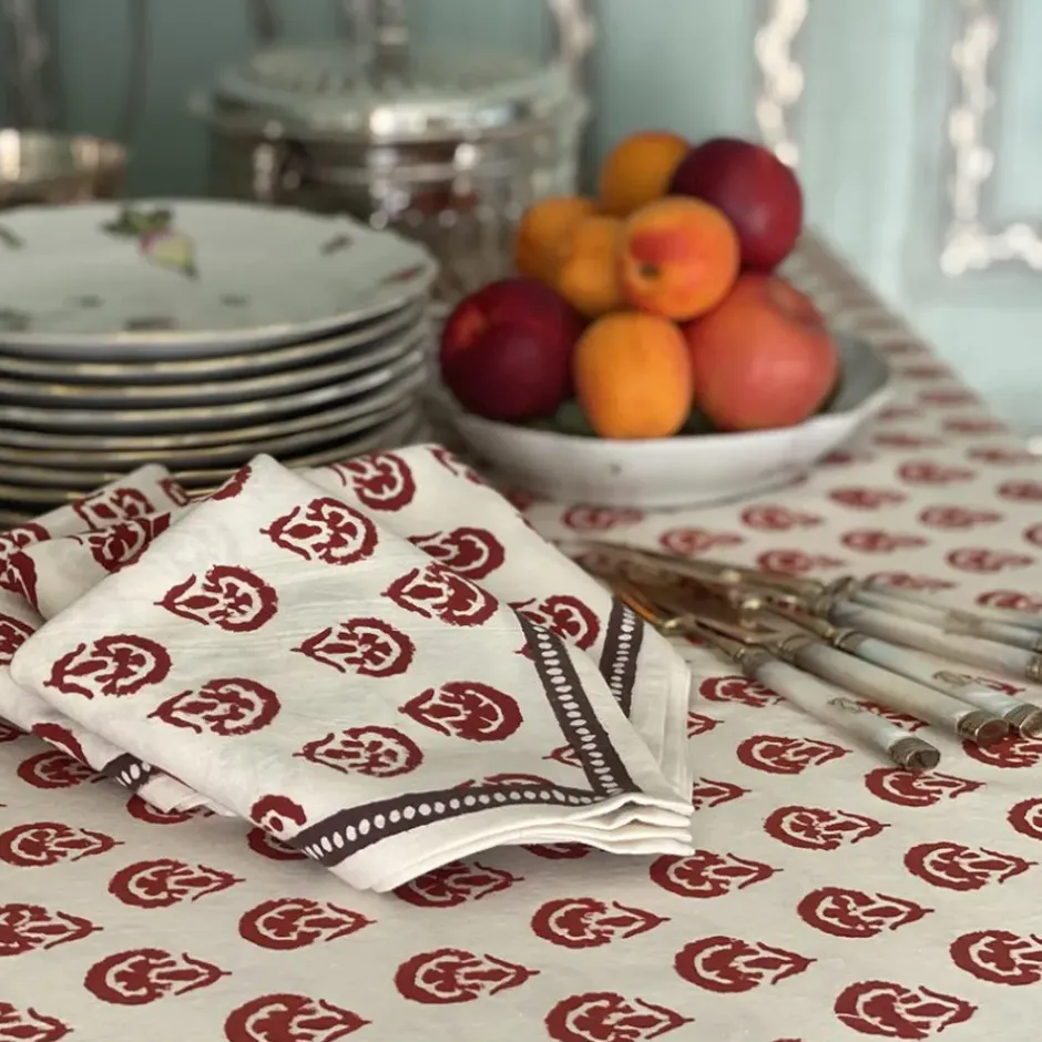 Pomegranate Inc India Hicks Carnations Napkins^ Napkins
