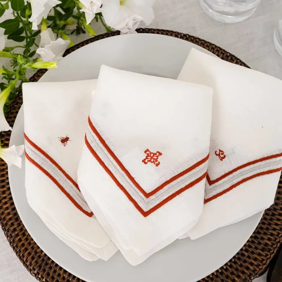 Pomegranate Inc India Hicks Home Antique Brown Rattan Charger | Set of 4^ Rattan, Wicker & Bamboo|Woven Placemats