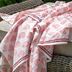 Pomegranate Inc India Hicks Home Carnation Blush Placemat | Set of 4^ Printed Placemats