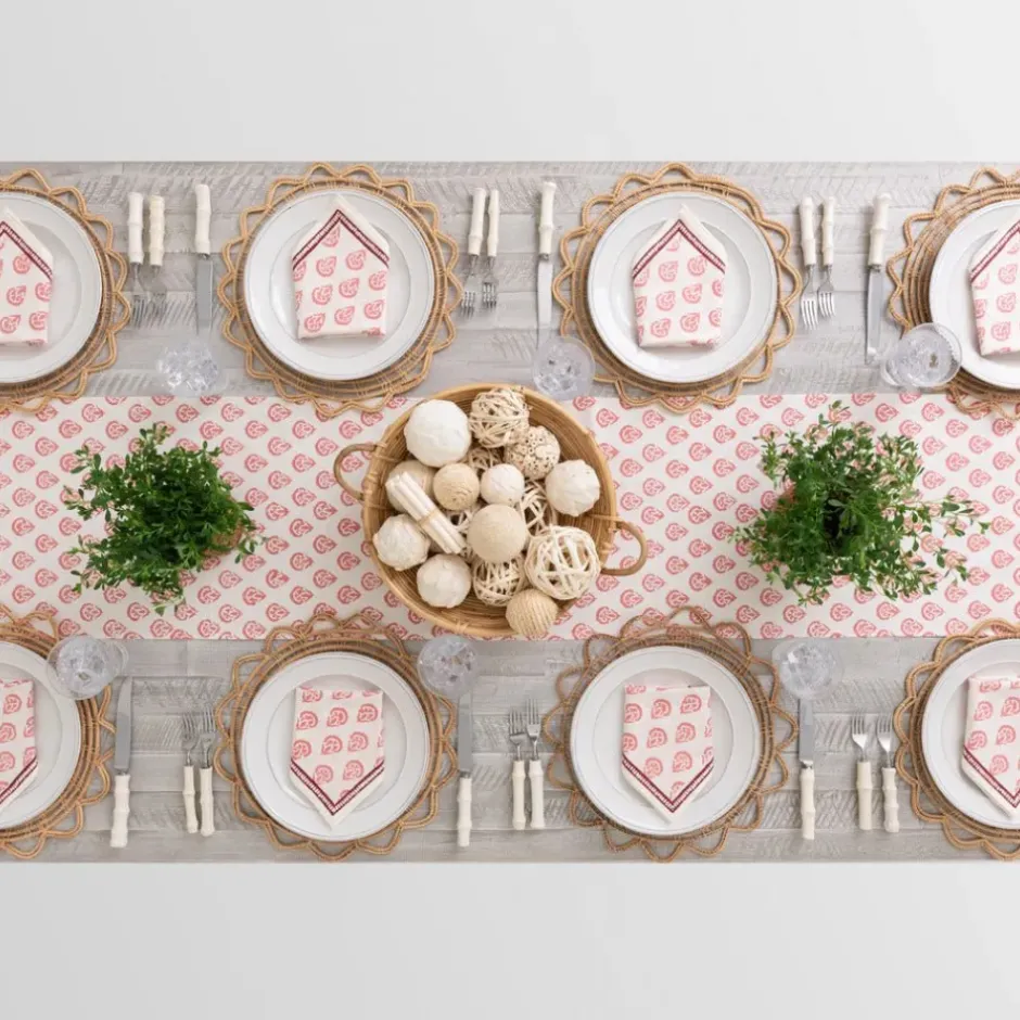 Pomegranate Inc India Hicks Home Carnation Blush Table Runner^ Table Runners