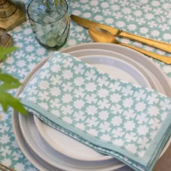 Pomegranate Inc India Hicks Home Cuban Cross Palladian Blue Napkins^ Napkins