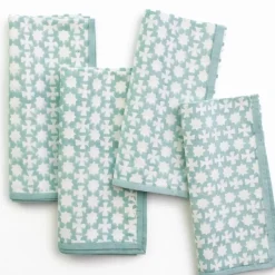 Pomegranate Inc India Hicks Home Cuban Cross Palladian Blue Napkins^ Napkins