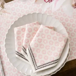 Pomegranate Inc India Hicks Home Mini Sea Biscuit Blush Napkins^ Napkins