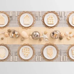 Pomegranate Inc India Hicks Home Multi Golden Napkins | Set of 6^ Napkins