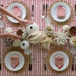 Pomegranate Inc India Hicks Home Pageant tablecloth^ Tablecloths