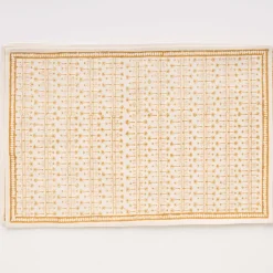 Pomegranate Inc India Hicks Home Palm Avenue Golden Placemat | Set of 4^ Printed Placemats