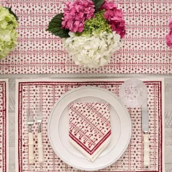 Pomegranate Inc India Hicks Home Palm Avenue Blush Napkin | Set of 4^ Napkins