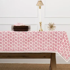 Pomegranate Inc India Hicks Home Sea Biscuit Red Tablecloth^ Tablecloths