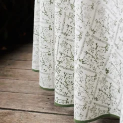 Pomegranate Inc India Hicks Home Sea Ferns & Domino Hunter Green Tablecloth^ Tablecloths