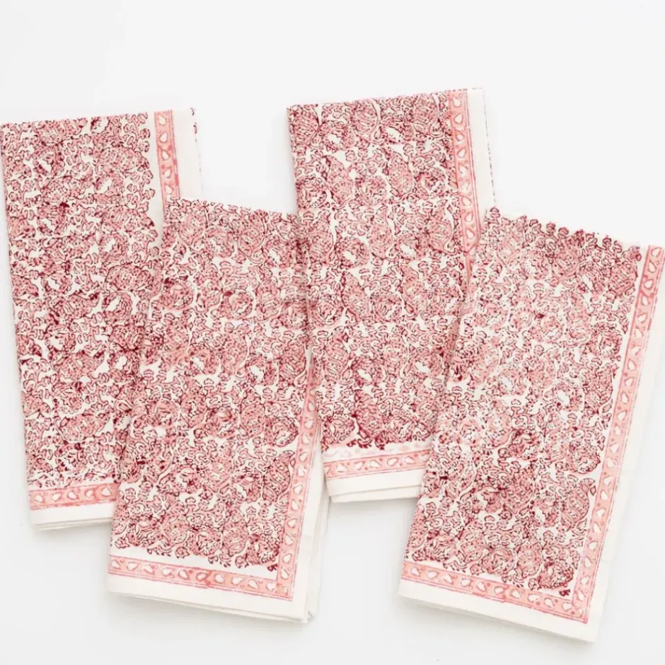 Pomegranate Inc India Hicks Home Seashell Blush Napkin | Set of 4^ Napkins