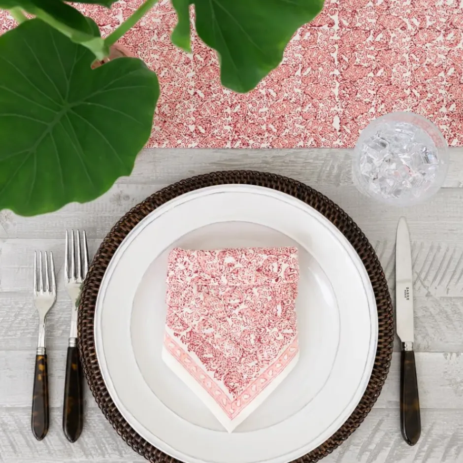 Pomegranate Inc India Hicks Home Seashell Blush Napkin | Set of 4^ Napkins