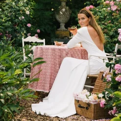 Pomegranate Inc India Hicks Home Seashell Blush Tablecloth^ Tablecloths