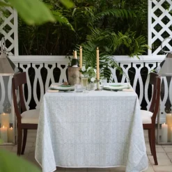 Pomegranate Inc India Hicks Home Seashell Seafoam Tablecloth^ Tablecloths