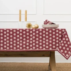 Pomegranate Inc India Hicks Home Sparks Oxblood Tablecloth^ Tablecloths