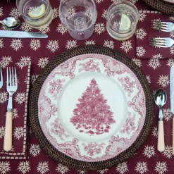 Pomegranate Inc India Hicks Home Sparks Oxblood Tablecloth^ Tablecloths