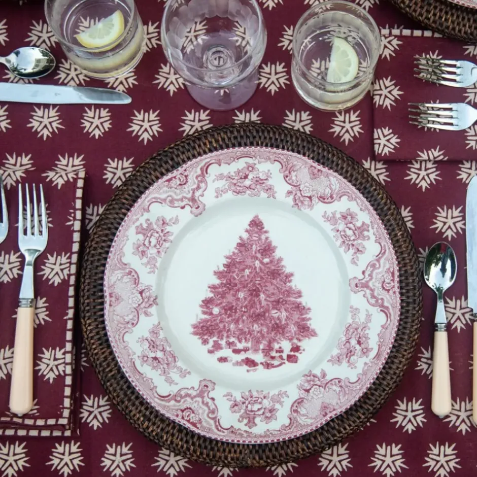 Pomegranate Inc India Hicks Home Sparks Oxblood Tablecloth^ Tablecloths