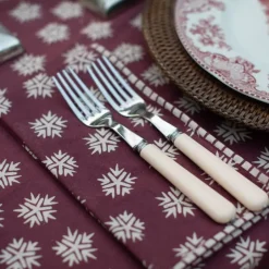 Pomegranate Inc India Hicks Home Sparks Oxblood Napkin | Set of 4^ Napkins