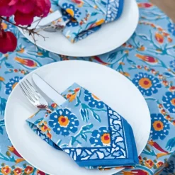 Pomegranate Inc Iznik Blue Napkin | Set of 4^ Napkins