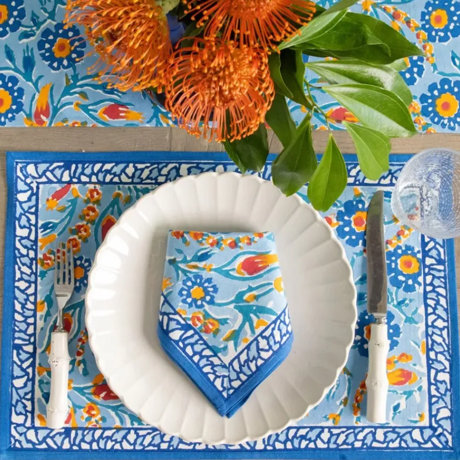Pomegranate Inc Iznik Blue Placemat | set/4^ Printed Placemats