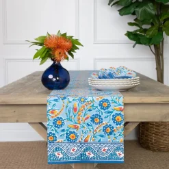 Pomegranate Inc Iznik Blue Table Runner^ Table Runners