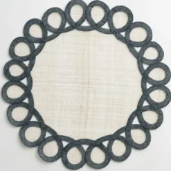 Pomegranate Inc Lead Woven Doodles Placemat | Set of 4^ Woven Placemats