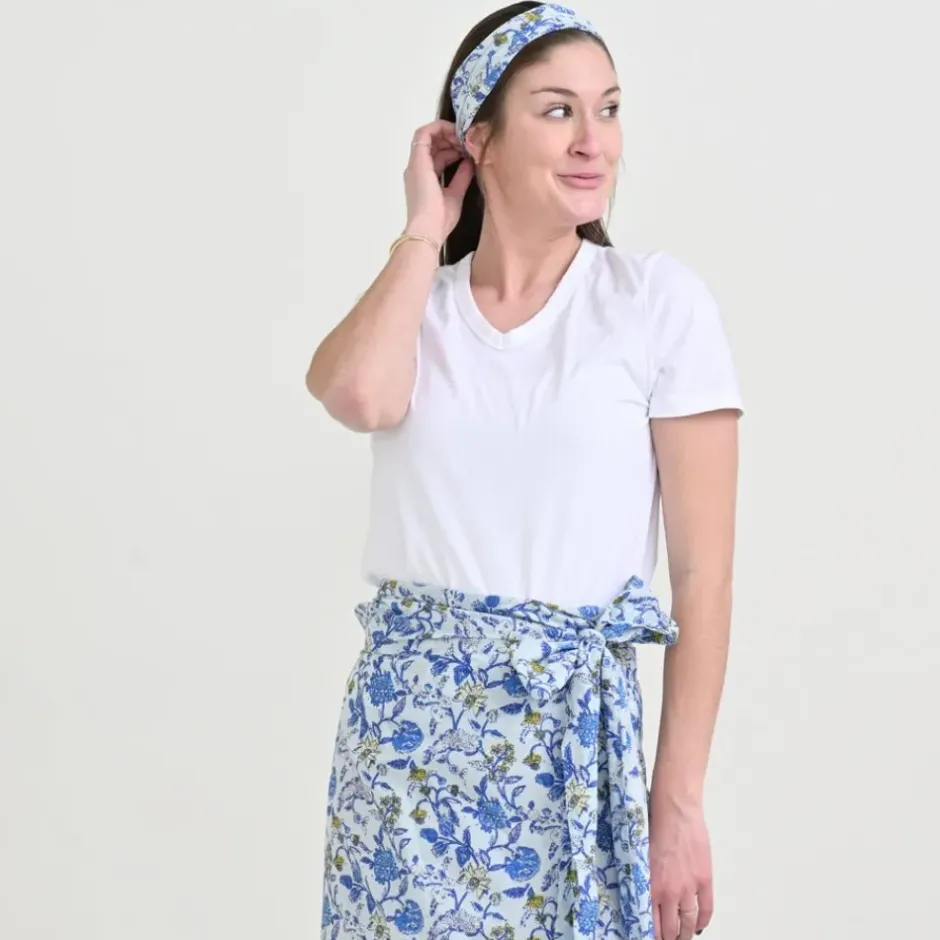 Pomegranate Inc Mila Floral Blue Headband^ Loungewear & Accessories