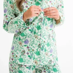 Pomegranate Inc Mila Floral Emerald Pajama Top^ Loungewear & Accessories