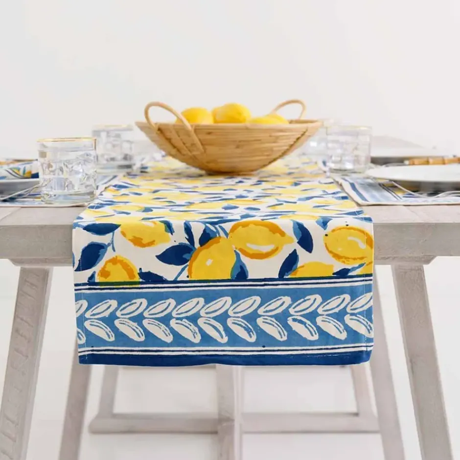 Pomegranate Inc Mod Lemon Table Runner^ Table Runners