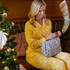 Pomegranate Inc Morning Meadow Yellow Pajama Set^ Loungewear & Accessories