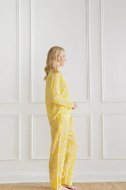 Pomegranate Inc Morning Meadow Yellow Pajama Set^ Loungewear & Accessories