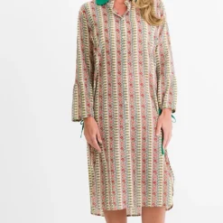 Pomegranate Inc Moroccan Stripe Shifty Shirtdress^ Everyday Dresses