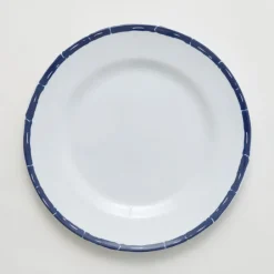 Pomegranate Inc Navy Bamboo Melamine Dinner Plates^ Dinnerware