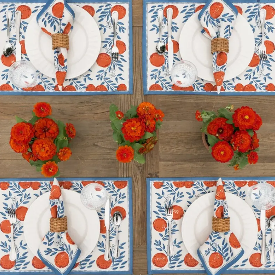 Pomegranate Inc Orange Grove Placemat | Set of 4^ Printed Placemats