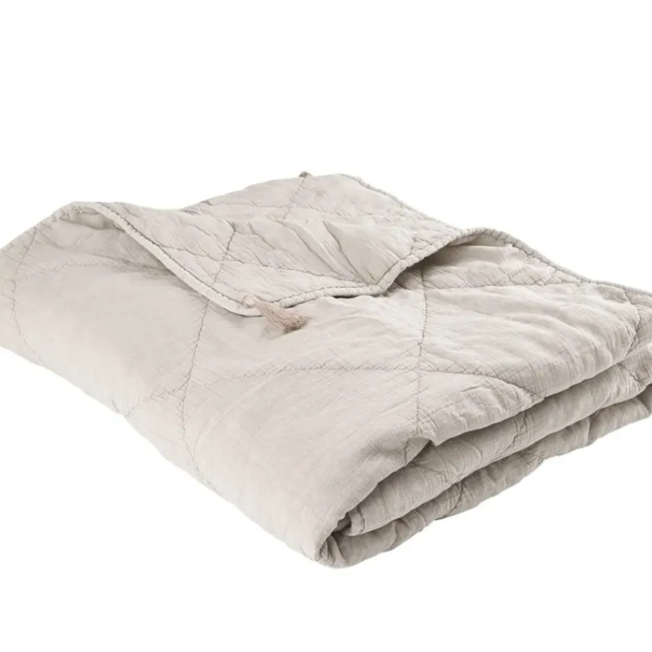 Pomegranate Inc Oyster Cotton Throw^ Quilts, Pillows & Throws