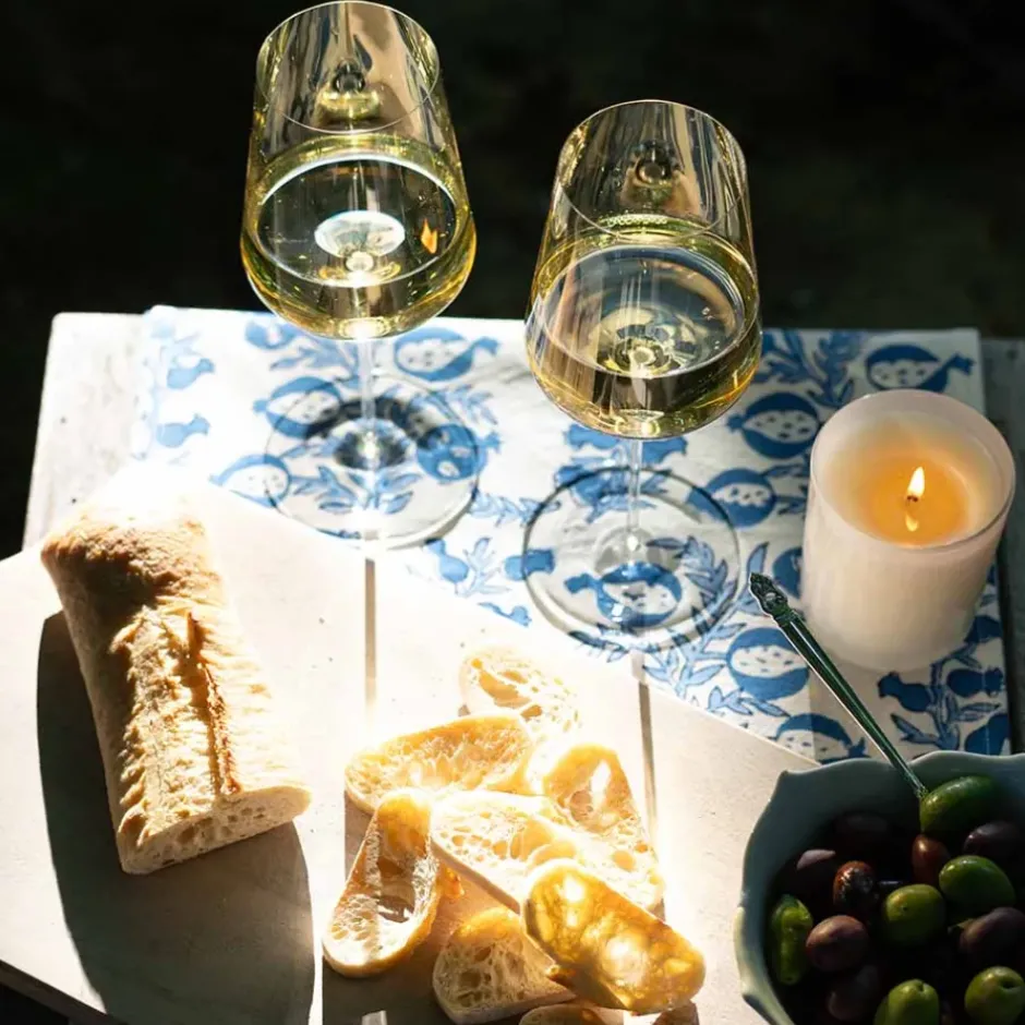 Pomegranate Inc Pom Bells Wedgewood Table Runner^ Table Runners