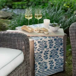 Pomegranate Inc Pom Bells Wedgewood Table Runner^ Table Runners