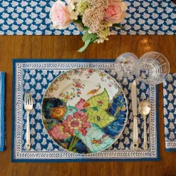 Pomegranate Inc Pom Buti Denim Placemat | Set of 4^ Printed Placemats