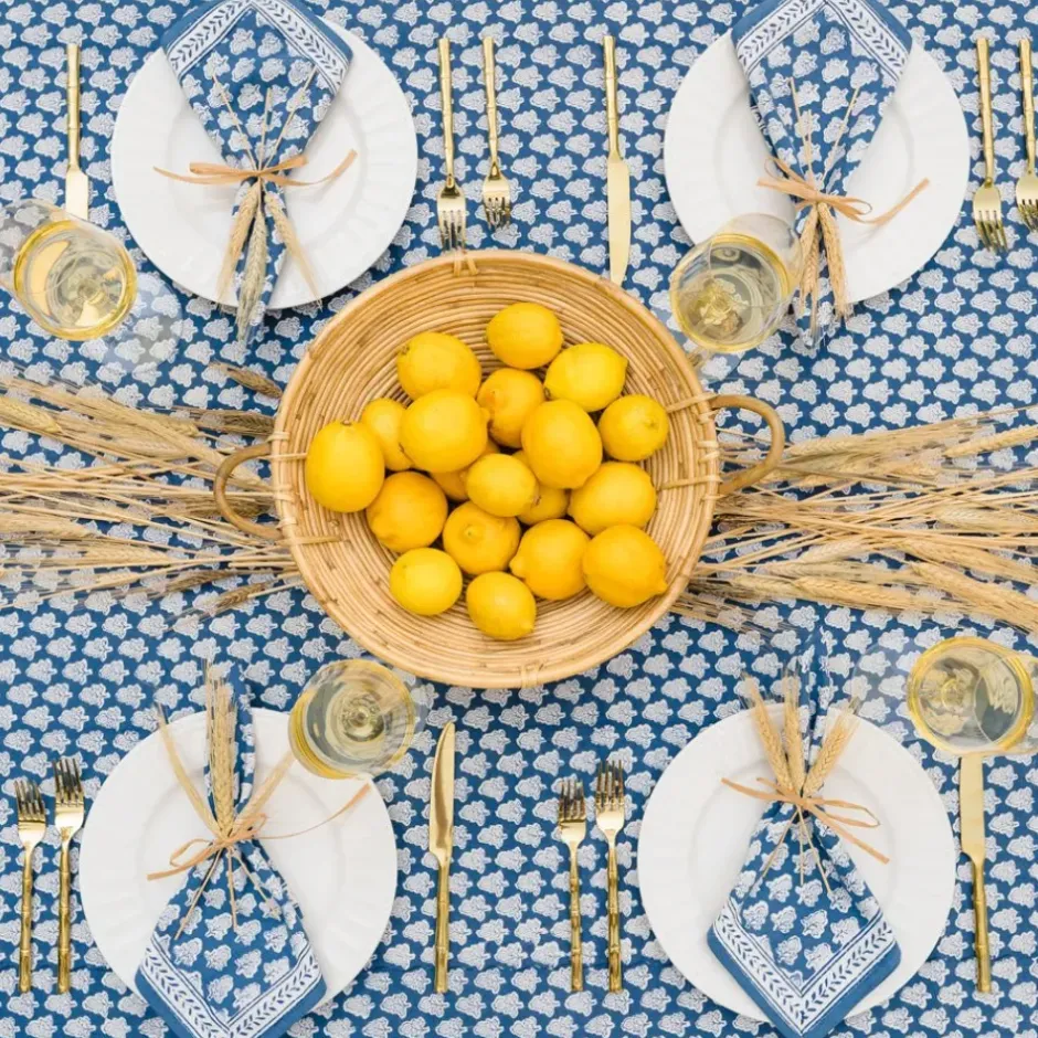 Pomegranate Inc Pom Buti Denim Tablecloth^ Tablecloths