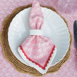 Pomegranate Inc Pom Buti Pink Napkin | Set of 4^ Napkins