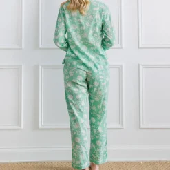 Pomegranate Inc Pomegranate | Morning Meadow Green Pajama Set^ Loungewear & Accessories