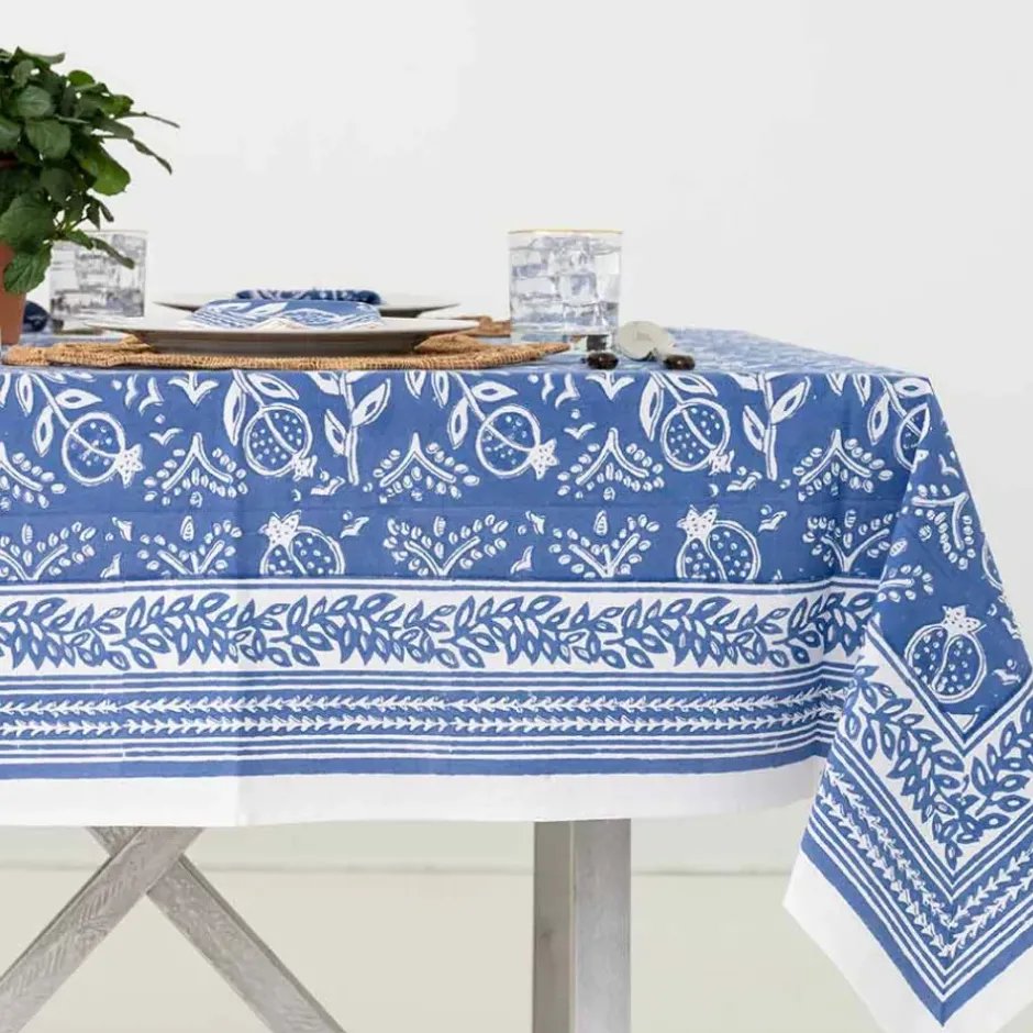 Pomegranate Inc Pomegranate Blue Tablecloth^ Tablecloths