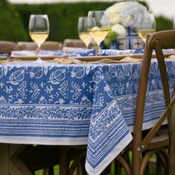 Pomegranate Inc Pomegranate Blue Tablecloth^ Tablecloths