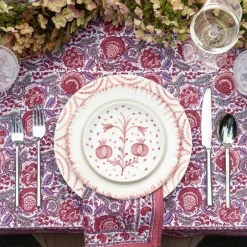 Pomegranate Inc Pomegranate Duet Rose Appetizer Plate | Set of 4^ Dinnerware