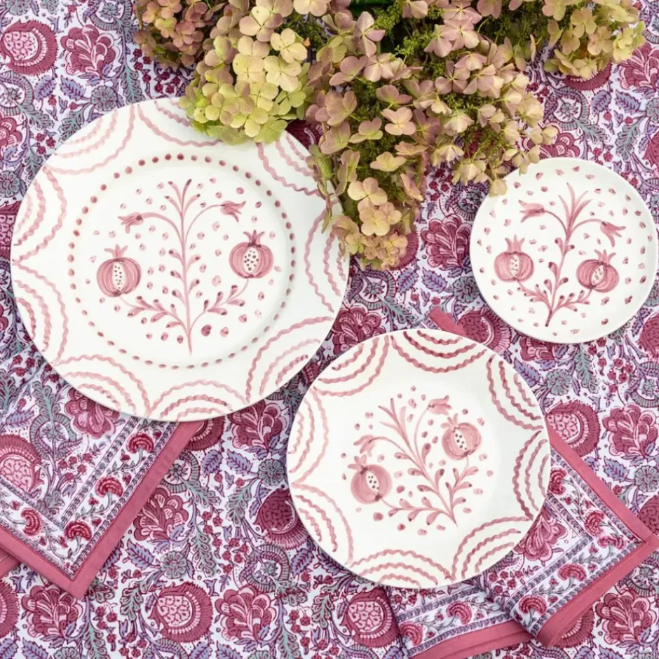 Pomegranate Inc Pomegranate Duet Rose Dinner Plate | Set of 2^ Dinnerware
