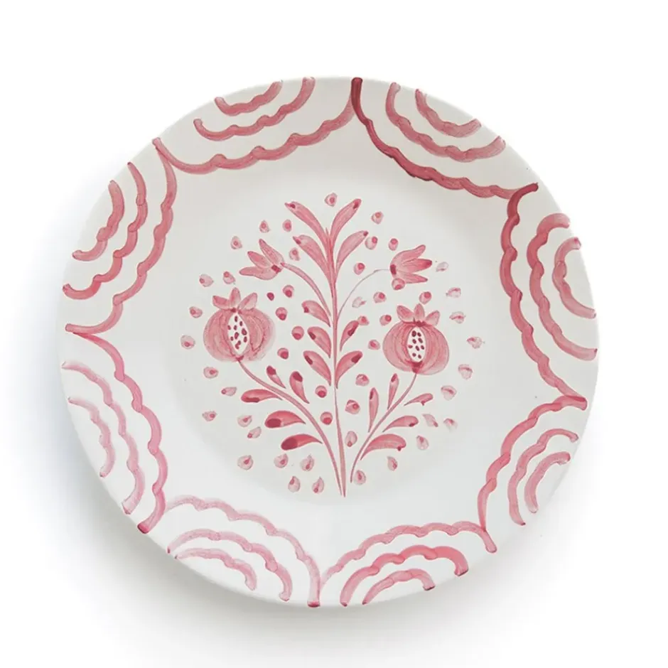 Pomegranate Inc Pomegranate Duet Rose Salad Plate | Set of 2^ Dinnerware