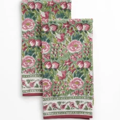 Pomegranate Inc Pomegranate Garden Wine & Rose Tea Towels^ Tea Towels