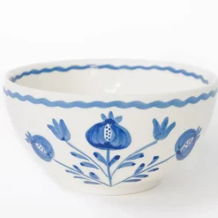 Pomegranate Inc Pomegranate Trio Sketch Cobalt Blue Bowl | Set of 2^ Dinnerware