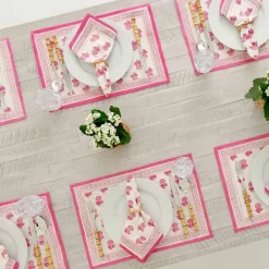 Pomegranate Inc Rosé Placemat | Set of 4^ Printed Placemats