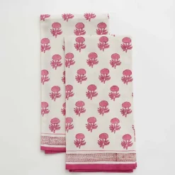 Pomegranate Inc Rosé Tea Towels | Set of 2^ Tea Towels